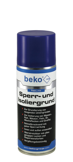 Beko TecLine Sperr-u.Isoliergr. 400 ml Spray Weiß